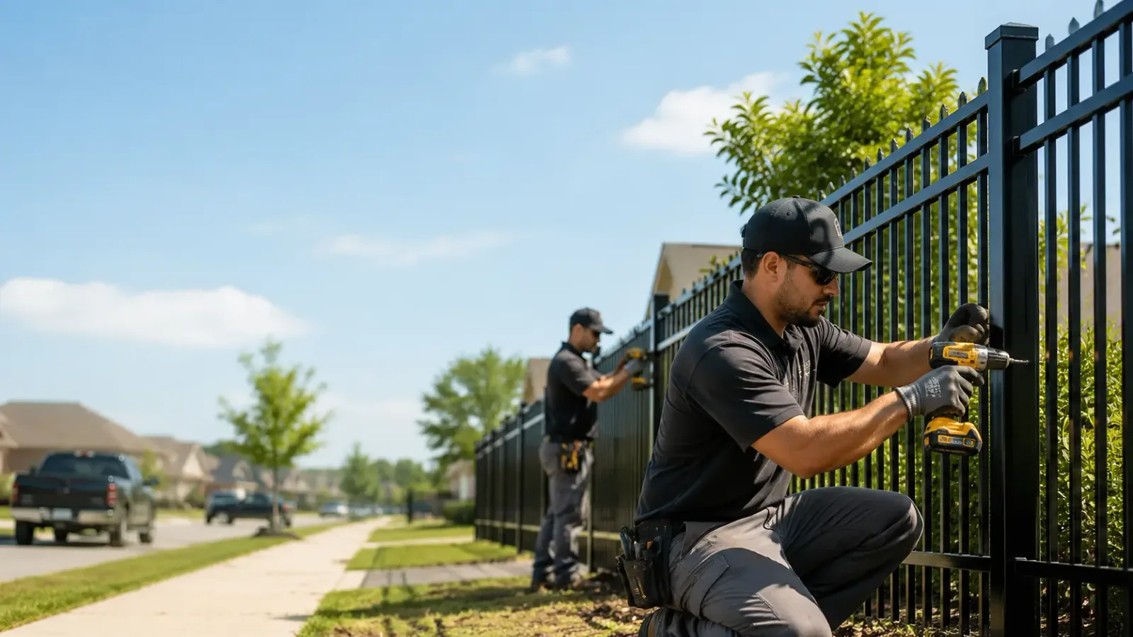 Metal Fence Installation in Centerville, TX